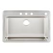 33" Melbrook Stainless Steel Workstation Drop-in Kitchen Sink, , large image number 6