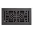 Milnor Cast Iron Floor Register 6" x 12" (7-3/8" x 13-1/2" Overall), , large image number 1