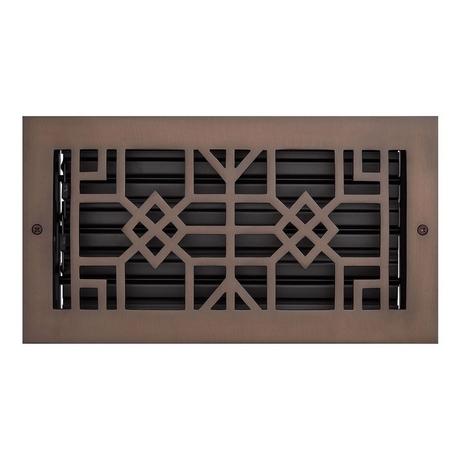 Milnor Solid Brass Wall Register
