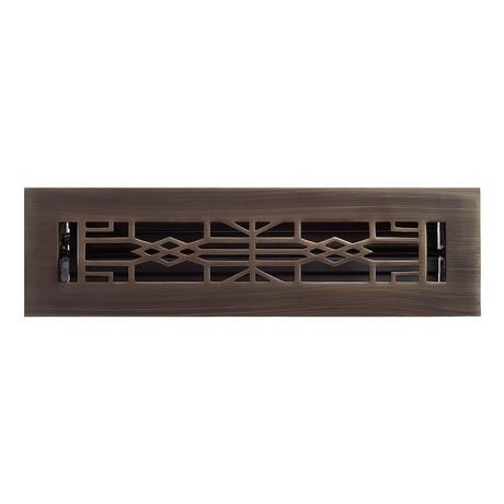Milnor Solid Brass Floor/Wall Register