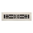 Milnor Solid Brass Floor/Wall Register Brushed Nickel 2-1/4 x 14" (4" 15-5/8" Overall), , large image number 0
