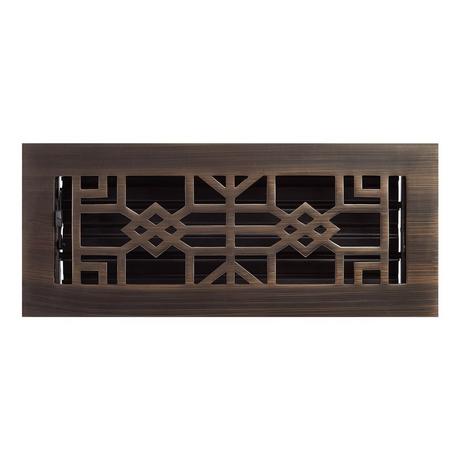 Milnor Solid Brass Floor/Wall Register
