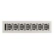 Binney Brass Floor/Wall Register - Brushed Nickel - 2-1/4" x 10" (3-1/8" x 11-1/4"Overall), , large image number 0