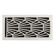 Binney Brass Floor Register - Brushed Nickel - 6" x 10" (6-5/8" x 11-1/8" Overall), , large image number 0