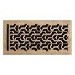 Jastrow Brass Floor Register - Antique Brass - 6" x 10" (6-5/8" x 11-1/8" Overall), , large image number 0