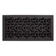 Jastrow Brass Floor Register - Matte Black - 6" x 10" (6-5/8" x 11-1/8" Overall), , large image number 0