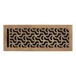 Jastrow Brass Floor/Wall Register - Antique Brass - 4" x 12" (5" x 13-1/8" Overall), , large image number 0