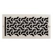 Jastrow Brass Wall Register - Brushed Nickel - 6" x 10" (6-1/2" x 11-1/8" Overall), , large image number 0