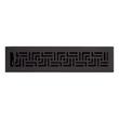 Astoria Brass Floor/Wall Register - Matte Black - 2-1/4" x 10" (3-1/8" x 11-1/4"Overall), , large image number 0