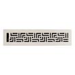 Astoria Brass Floor/Wall Register - Brushed Nickel - 2-1/4" x 14" (3-1/8" x 15"Overall), , large image number 0