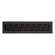 Astoria Brass Floor/Wall Register - Matte Black - 2-1/4" x 14" (3-1/8" x 15"Overall), , large image number 0