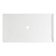 64" Acrylic ADA Compliant Shower Tray - Center Drain Opening  - White, , large image number 2