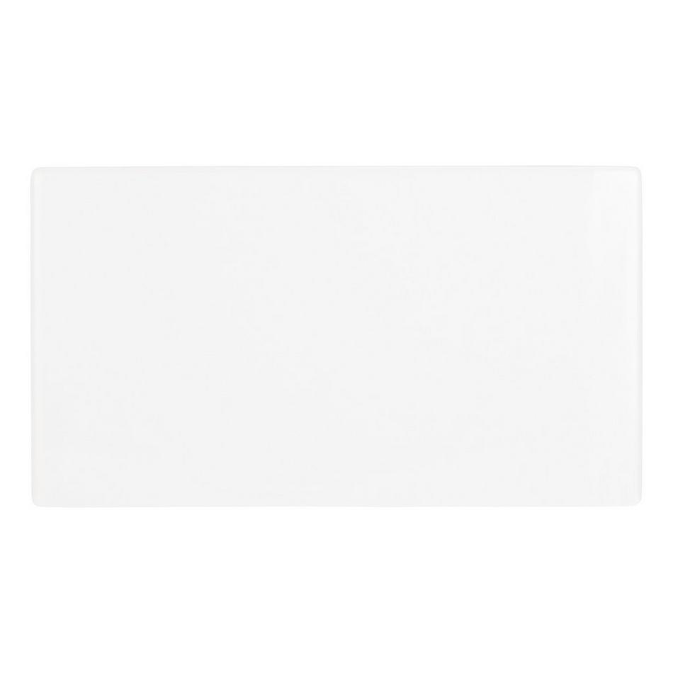 33" Brumfield Fireclay Farmhouse Sink - White, , large image number 4