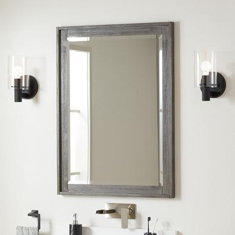 Devora Vanity Mirror - Port Gray