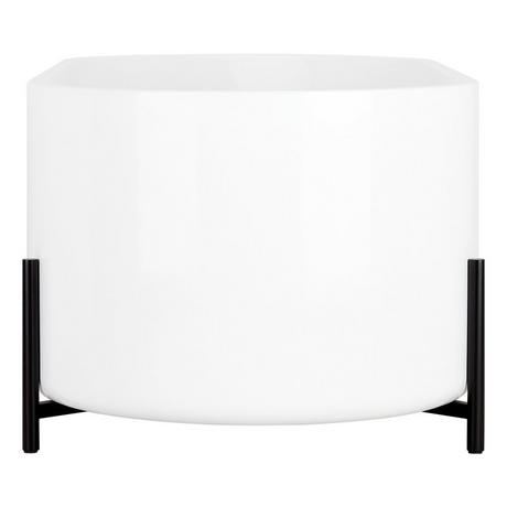 67" Conroy Acrylic Freestanding Tub with Metal Stand