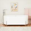 67" Conroy Acrylic Freestanding Tub with Chrome Stand, , large image number 0