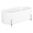 67" Conroy Acrylic Freestanding Tub with Chrome Stand, , large image number 1