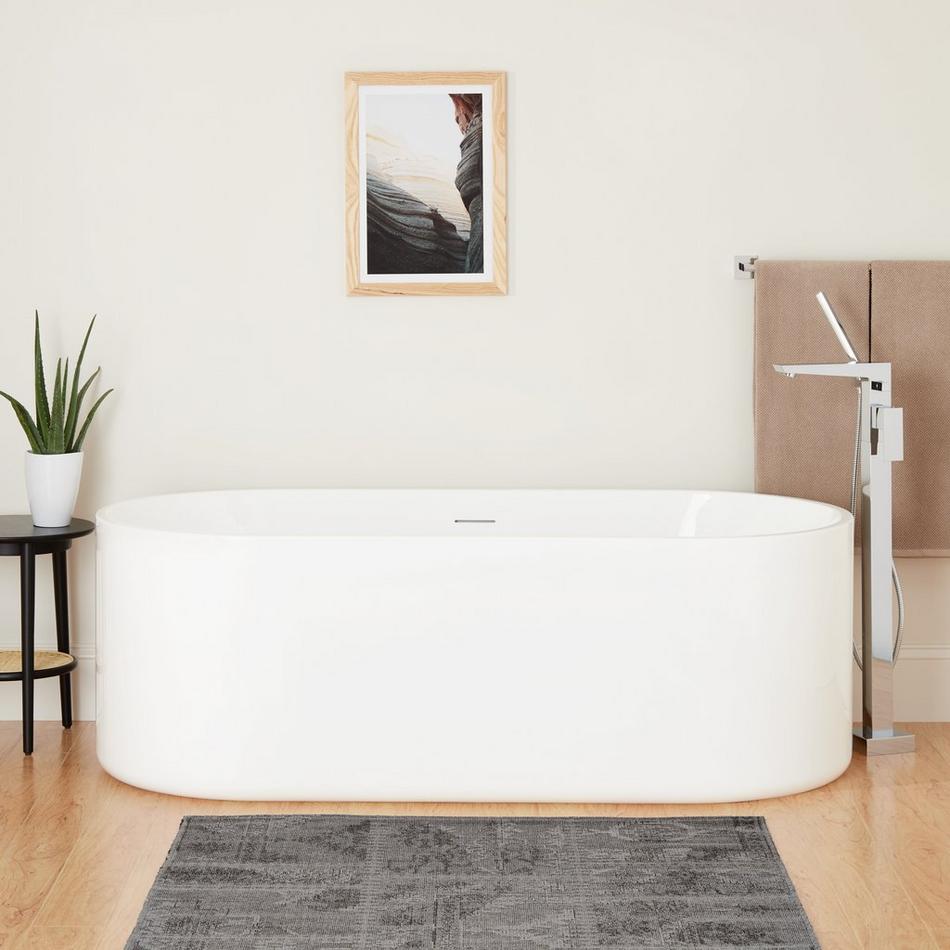 67" Conroy Acrylic Freestanding Tub with Stand, , large image number 0