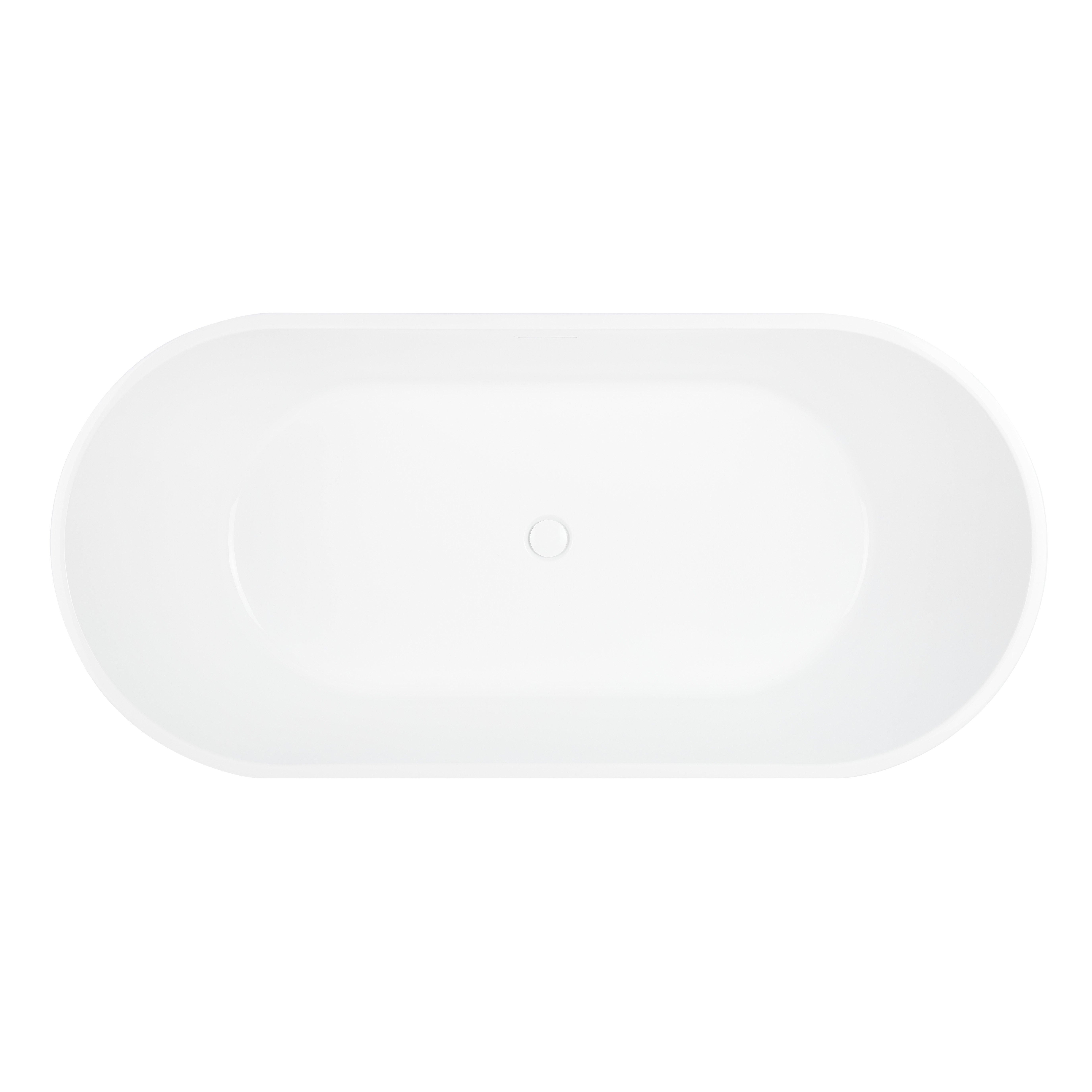 meico*.。♡　0724 WOODBRIDGE Princeton 67 in. Acrylic FlatBottom Rectange