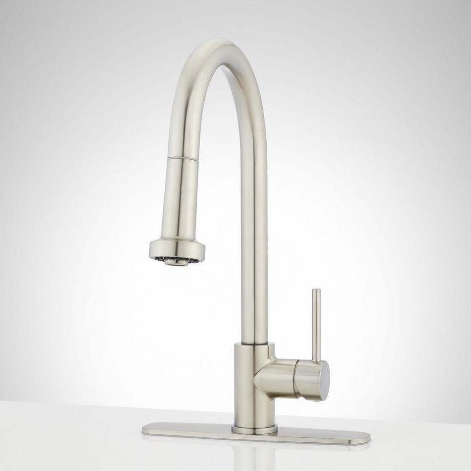Ridgeway Pull-Down Touchless Kitchen Faucet with Deck Plate, , large image number 6