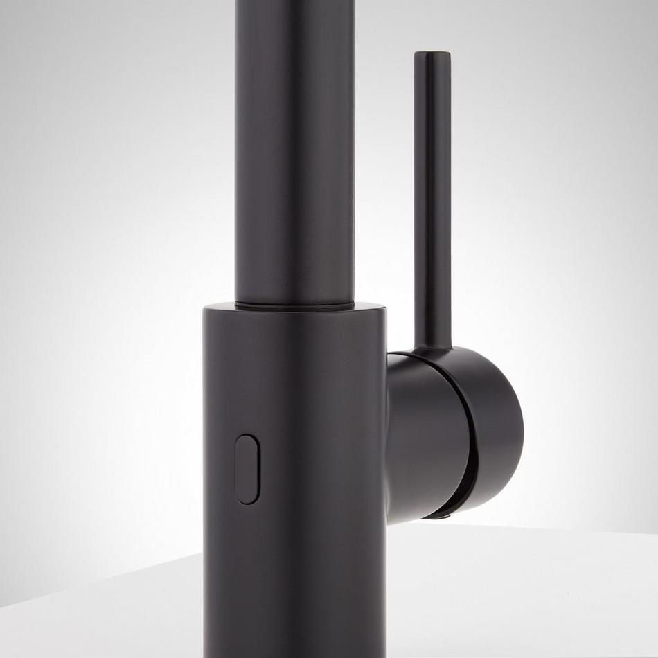 Ridgeway Pull-Down Touchless Kitchen Faucet with Deck Plate - Matte Black, , large image number 3