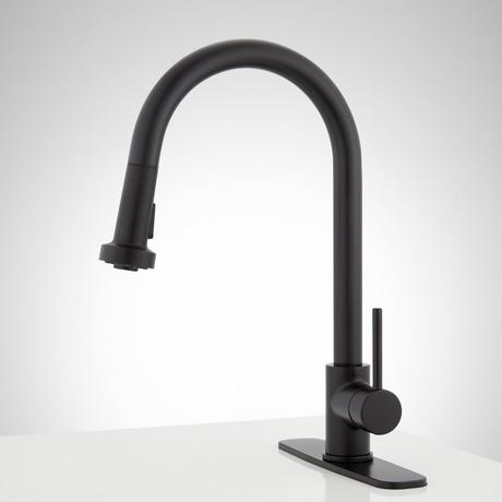 Ridgeway Pull-Down Touchless Kitchen Faucet with Deck Plate