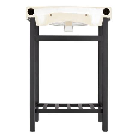 24" Halyard Console Sink With Modern Top
