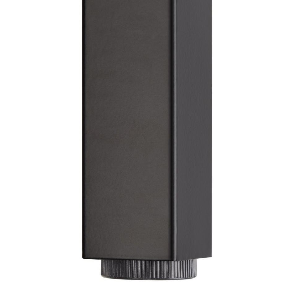 24" Halyard Console Sink With Modern Top - 8" Widespread - Matte Black, , large image number 4