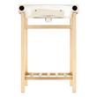 24" Halyard Console Sink With Modern Top - 8" Widespread - Brushed Gold, , large image number 3