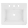 24" Halyard Console Sink With Modern Top - 8" Widespread - Brushed Gold, , large image number 2