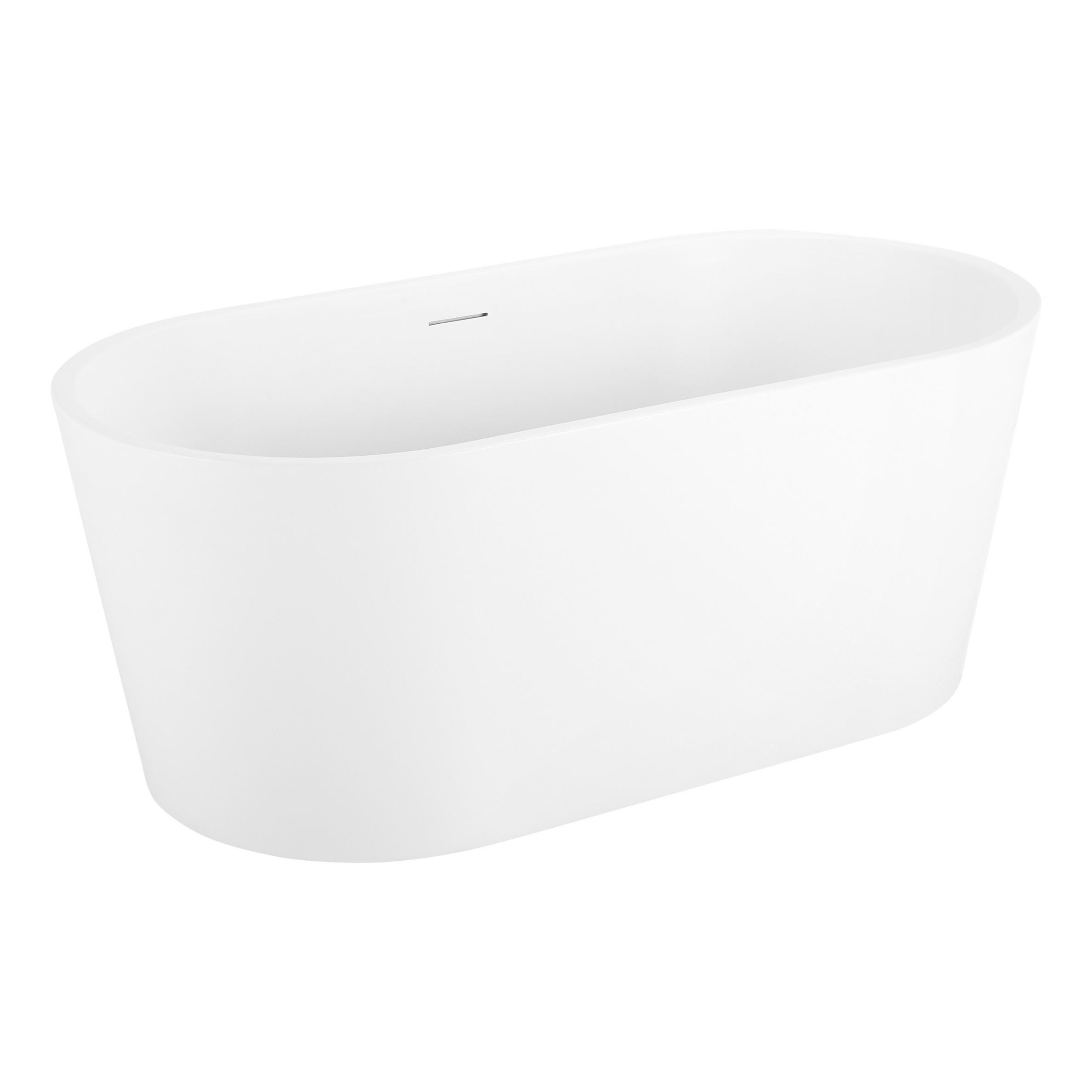 63" Eden Acrylic Freestanding Tub Matte White Signature Hardware