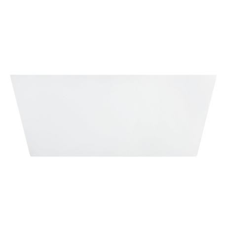 59" Mayim Acrylic Freestanding Tub - Matte White