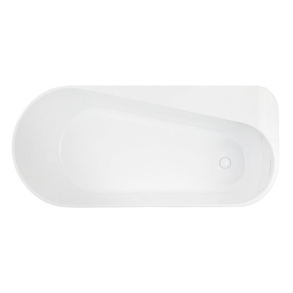 66" Dellway Freestanding Acrylic Tub with Right Deck, , large image number 2