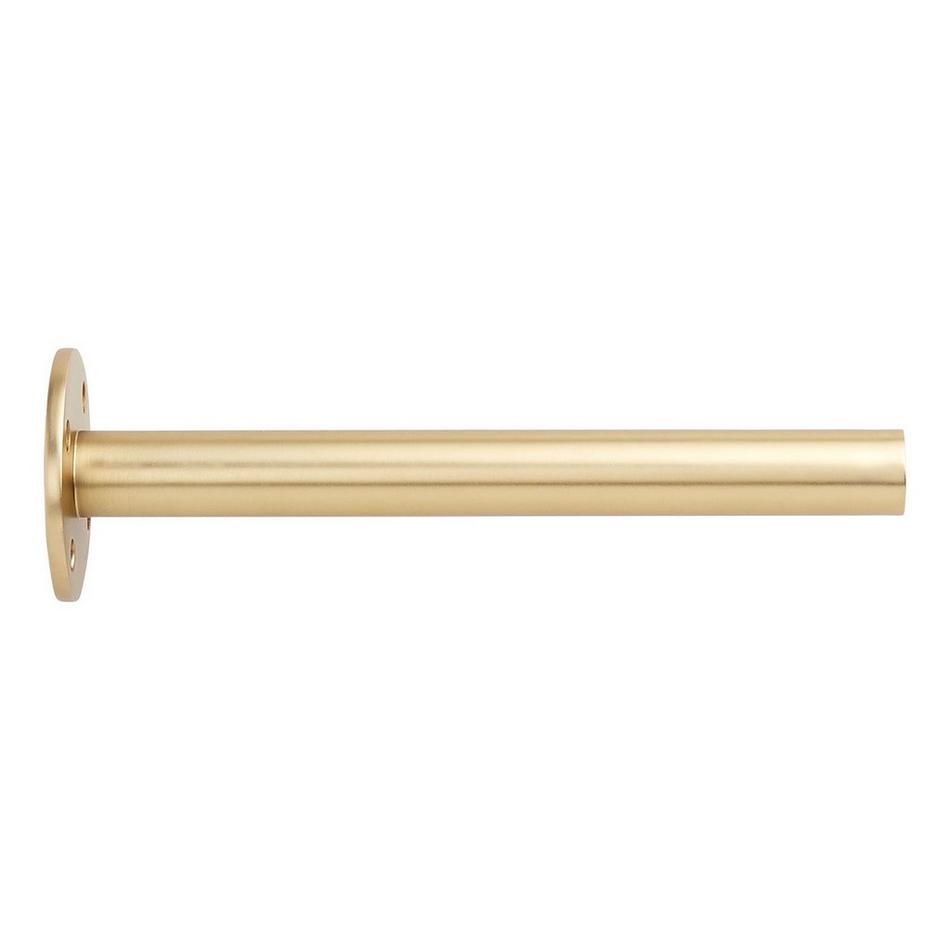 8-1/4" - Wellston Brass Shelf Bracket - Satin Brass, , large image number 1