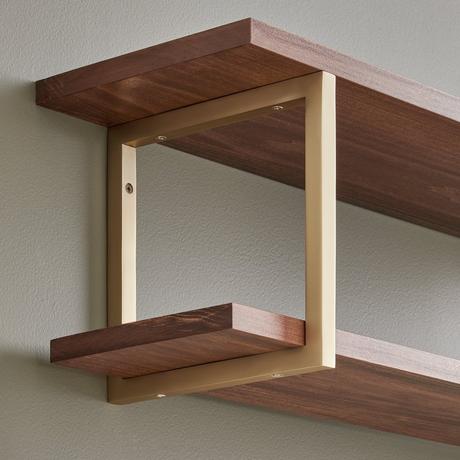 Fenmore Brass Shelf Bracket