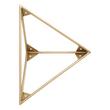 Terza Brass Shelf Brackets - Satin Brass, , large image number 2