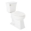 Benbrook Two-Piece Elongated Toilet - Brushed Nickel Tank Handle, , large image number 0