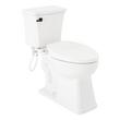 Benbrook Two-Piece Elongated Toilet With Bidet Seat - Matte Black Tank Handle, , large image number 0
