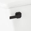 Benbrook Two-Piece Elongated Toilet With Bidet Seat - Matte Black Tank Handle, , large image number 1