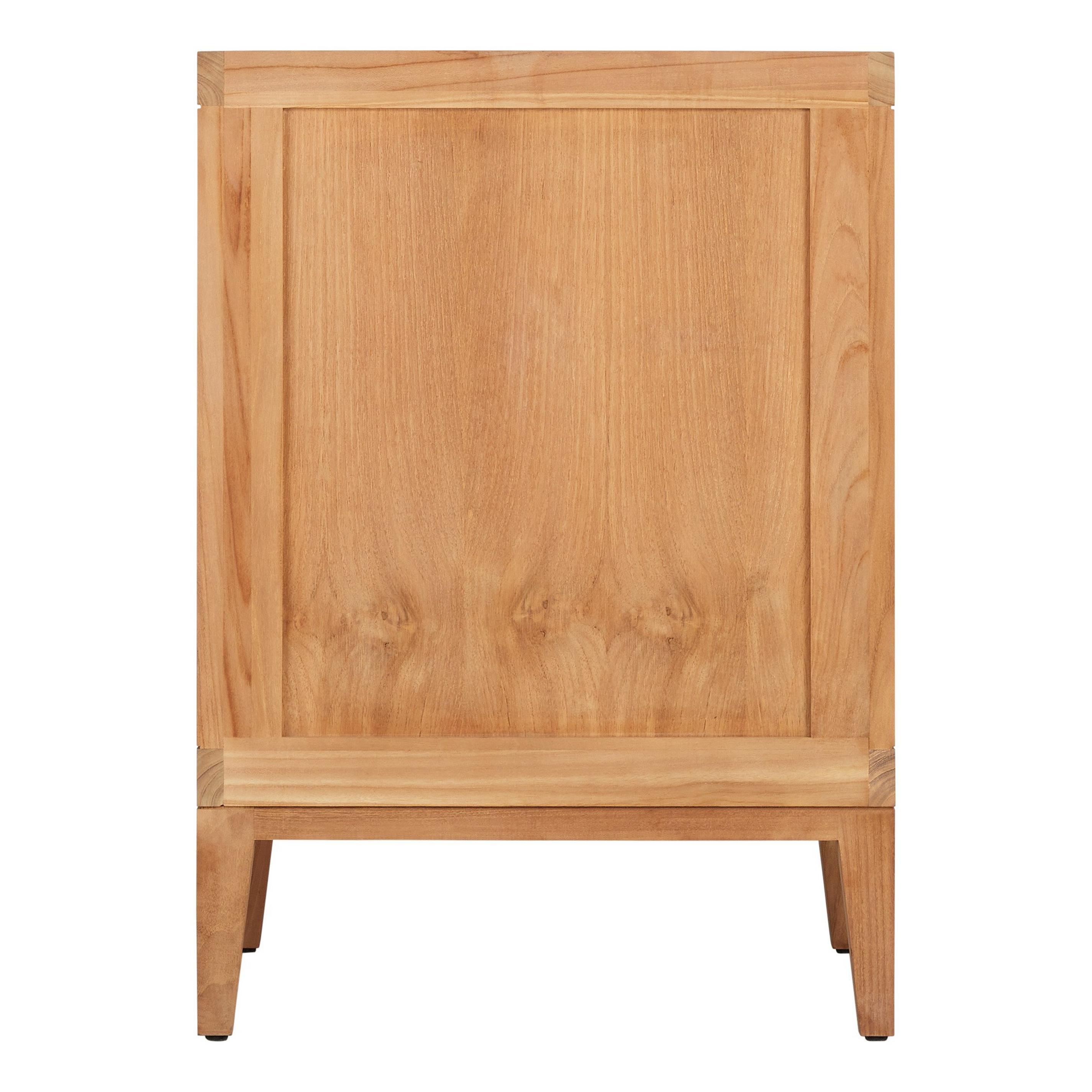 24" Aliso Teak Vanity Natural Teak Vanity Only Signature