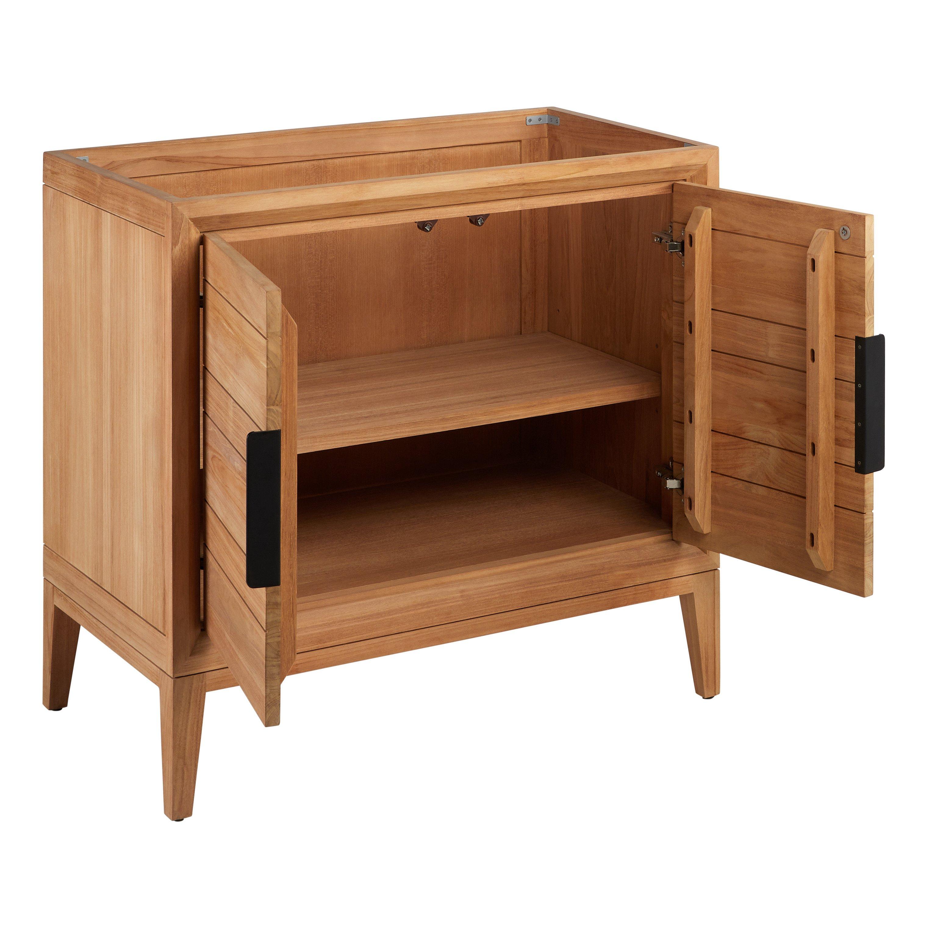 Aliso Teak Vanity with Rectangular Undermount Sink
