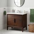 36" Aliso Teak Vanity with Undermount Sink - Java, , large image number 0