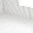28" Cohen Linear Tile-In Shower Drain - with Drain Flange - Matte White, , large image number 0