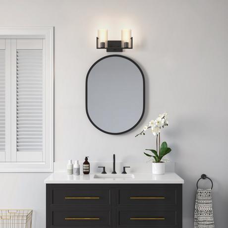 Lakeview 2-Light Vanity Light - Clear Shade