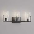 Lakeview 3-Light Vanity Light - Clear Shade, , large image number 0