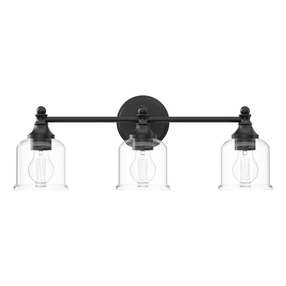 Hesby 3-Light Vanity Light - Clear Shade, , large image number 6