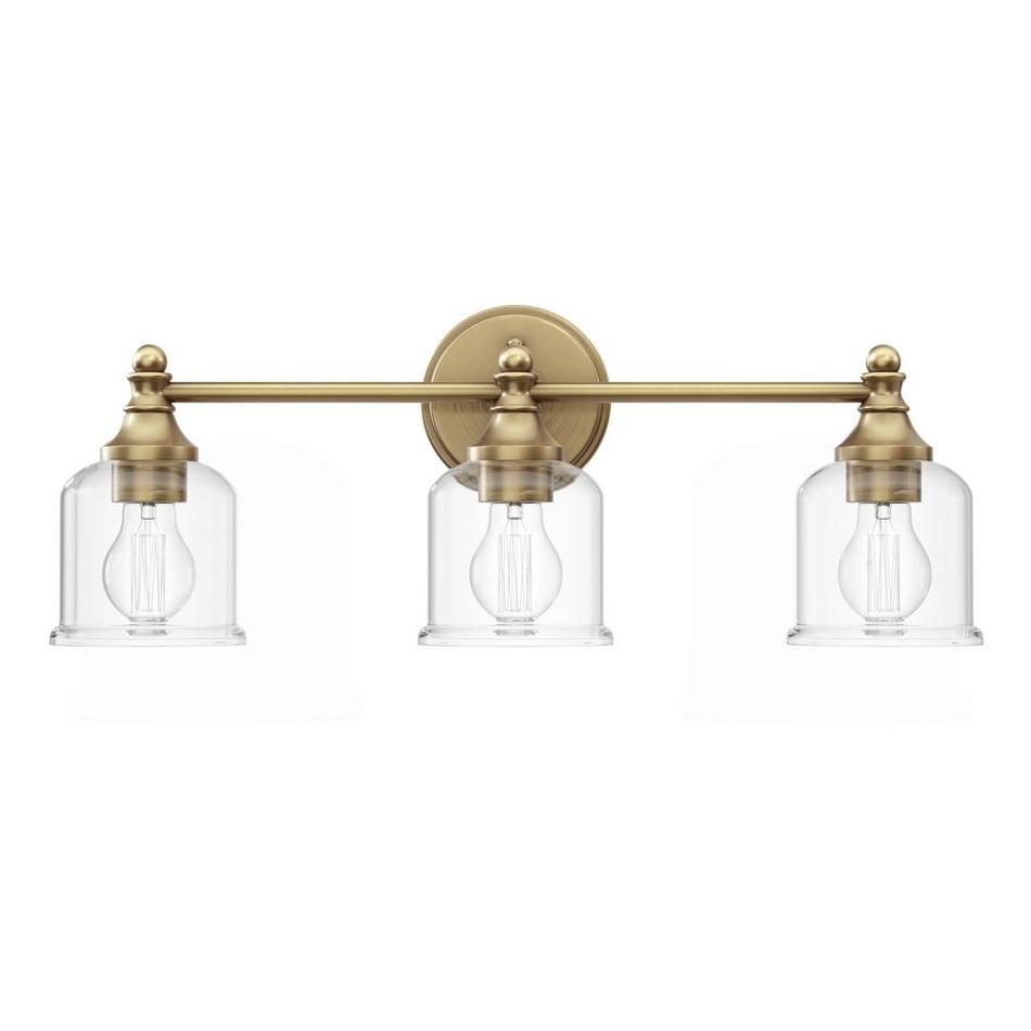 Hesby 3-Light Vanity Light - Clear Shade, , large image number 2