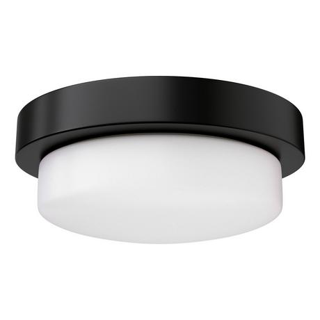 Bankloft 6-Light Semi-Flush-Mount Drum Light - Polished Nickel