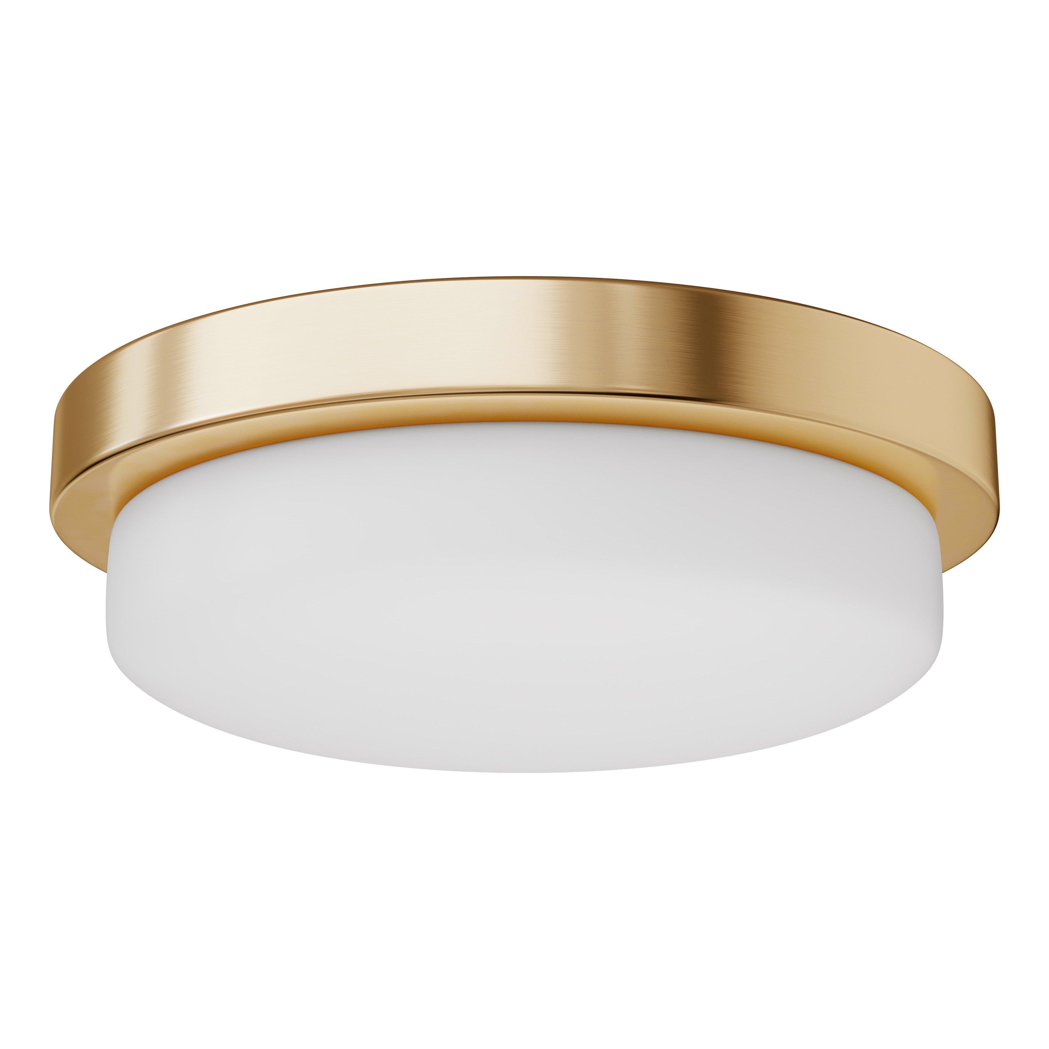 Gold flush deals mount ceiling light