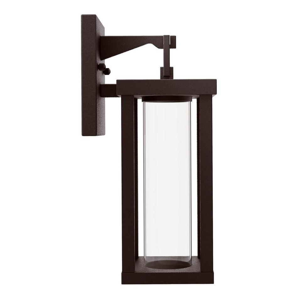 Willmar Clear LED Outdoor Entrance Wall Sconce - Single LED Light - Chocolate Bronze, , large image number 2